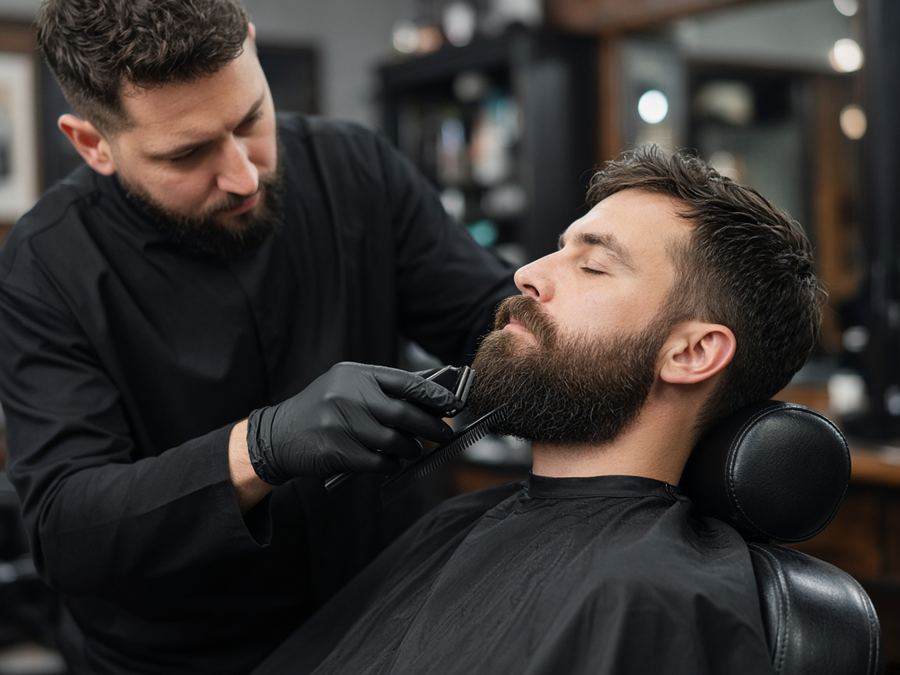 Beard trims and shaping