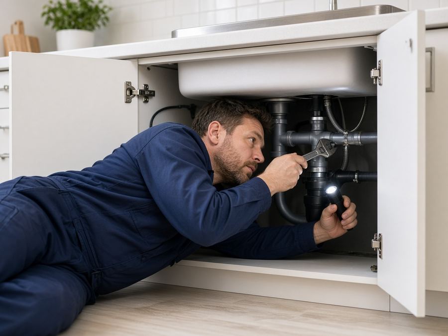Leaks and clogs under the sink, fixed