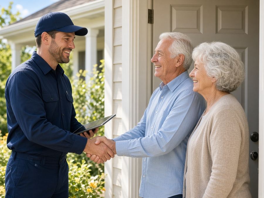 Friendly, on-time service