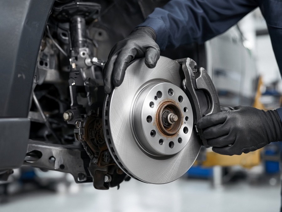 Brake pads and rotors replaced